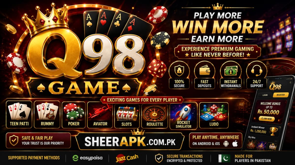 Q98 Game banner